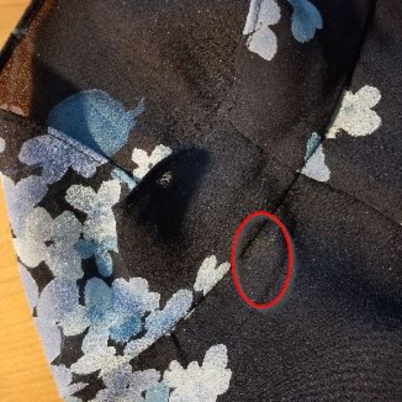 Vintage Late 90's Molly Malloy Navy Floral Print Mini Dress - Size 6 - Picture 5 of 5